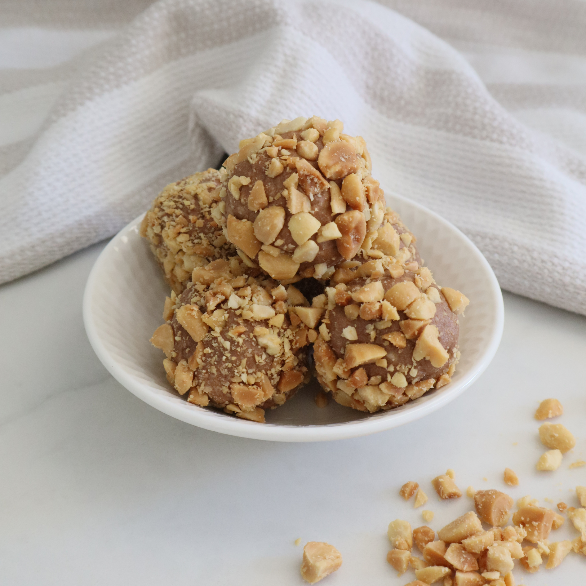 Choc Peanut Protein Balls